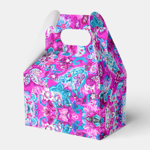Ballotins Fleurs roses bleues mignonnes motif ballotin