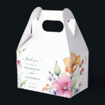 Ballotins Fleurs roses pêche jaune<br><div class="desc">Ajoutez une touche d'élégance à votre événement avec notre boîte de faveur Fleurs roses pêche jaune. Cette boîte de faveur magnifiquement conçue présente un délicat motif floral à l'aquarelle, mettant en valeur un mélange harmonieux de fleurs roses, pêche et jaunes. Idéal pour les mariages, les douches de mariée, les anniversaires...</div>