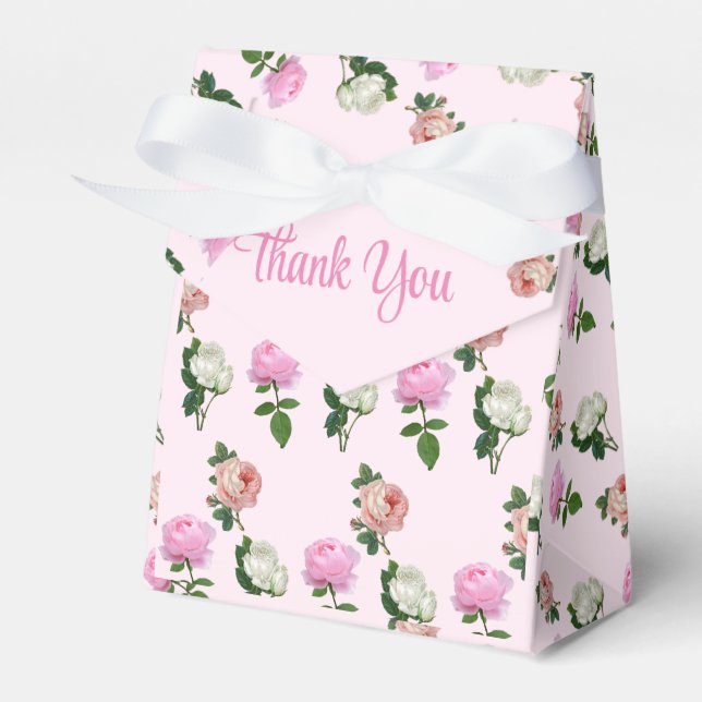 Ballotins Fleurs Roses Roses Merci  (Verso)