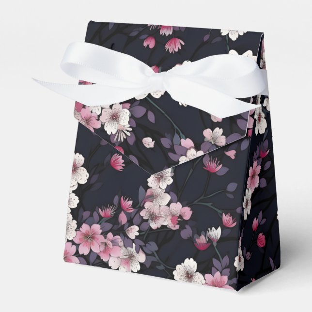Ballotins Fleurs Sakura Roses Noires, Design Motif, (Verso)