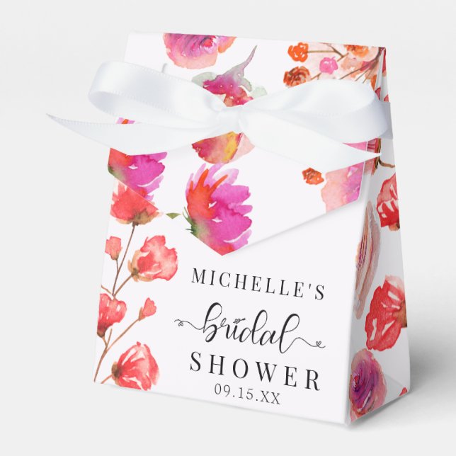 Ballotins Fleurs sauvages élégantes | Baby shower bohème pou (Verso)