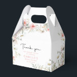 Ballotins Fleurs sauvages rustiques de pêche<br><div class="desc">Complétez votre douche nuptiale rustique avec notre "Rustic Peach Fleurs sauvages Ballotin". Ces boîtes, avec des fleurs sauvages de pêche et de sauge vert, sont parfaites pour tenir des faveurs de douche nuptiale. Customisez chaque détail pour correspondre à votre style unique, et utilisez-les comme décorations wedding showers et cadeaux d'hôtes...</div>