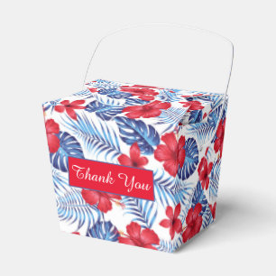 Ballotins Fleurs tropicales Ballotin Merci Feuille