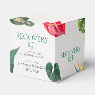 Ballotins Fleurs tropicales Kit de récupération Mariage clas