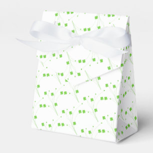 Ballotins Fleurs vertes printanières lumineuses, petite impr