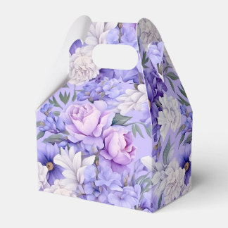 Ballotins Fleurs violettes romantiques