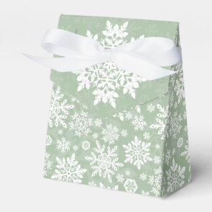 Ballotins Flocon de Neige Blanc Élégant (Sage PIne)