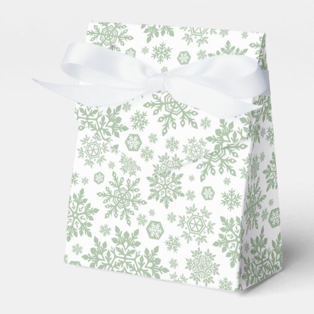 Ballotins Flocon de neige blanc élégant (Sauge blanche PIne) (Verso)