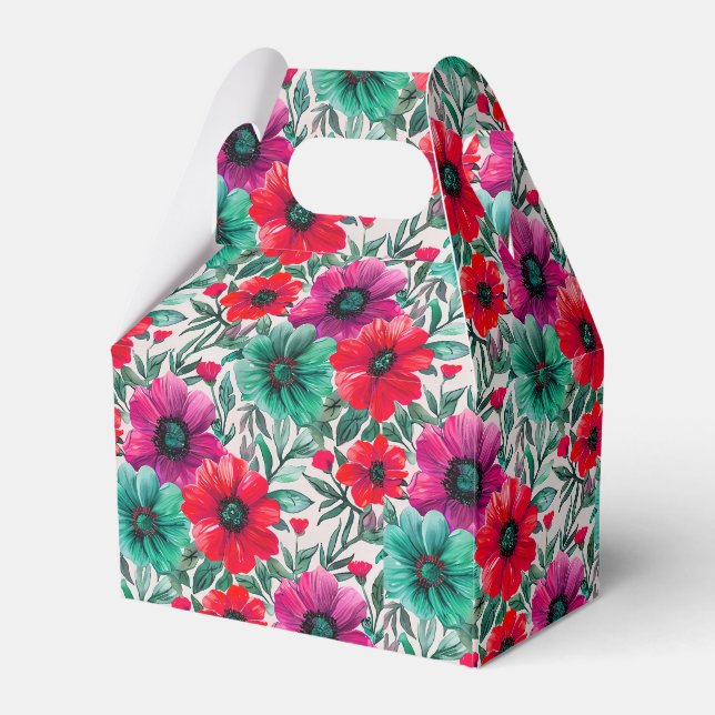 Ballotins Floral rustique mode rétro motif (Verso)