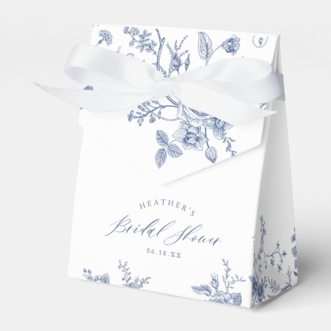 Ballotins Floral Something Blue Baby Shower Mariage (Verso)