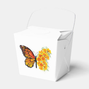 Ballotins Flower Butterfly with Yellow California Poppy