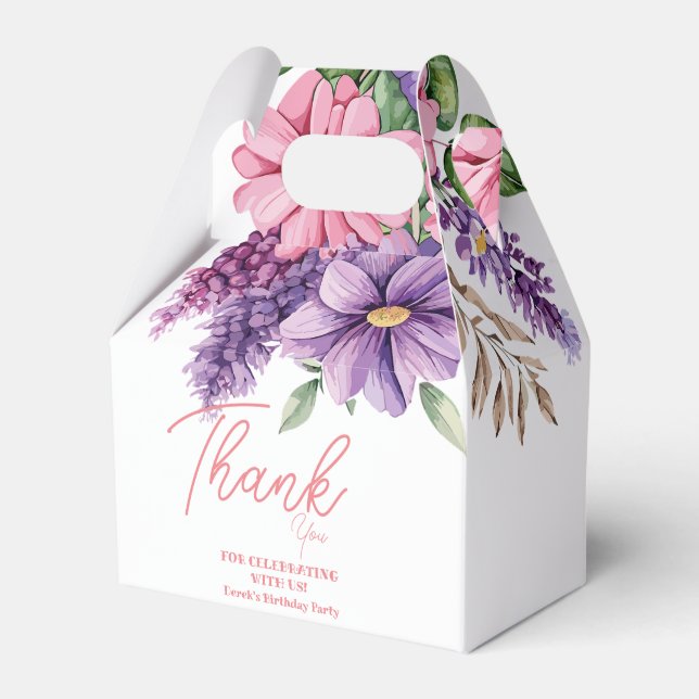 Ballotins Flower lover's anniversaire (Verso)