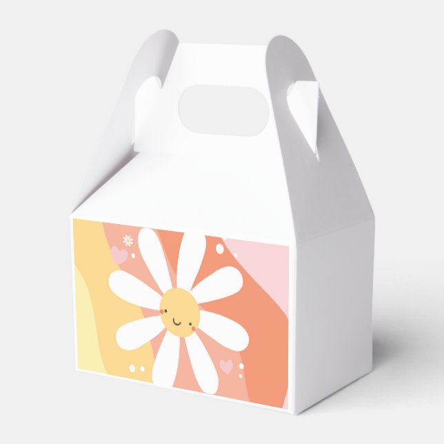 Ballotins Flower Party 60's Hippie fête d'anniversaire Plaqu (Verso)