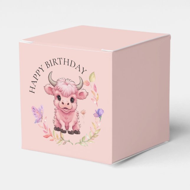 Ballotins Fluffy Rose Highlands Scottish Cow (Verso)