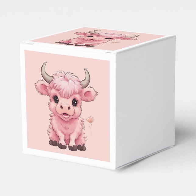 Ballotins Fluffy Rose Highlands Scottish Cow (Verso)
