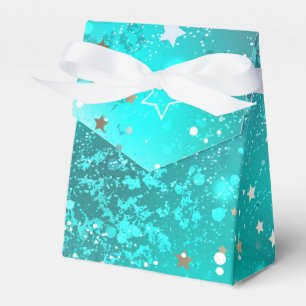 Ballotins Fond en feuille de turquoise menthe