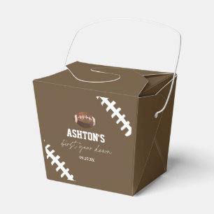 Ballotins Football de première année Brown Fête d'anniversai