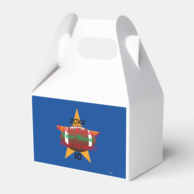 Ballotins Football Personnalisé Ballotin d'anniversaire HAMb (Verso)