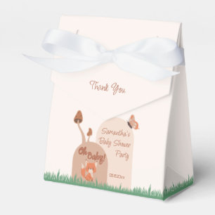 Ballotins Forêt beige Renard à thème Baby shower