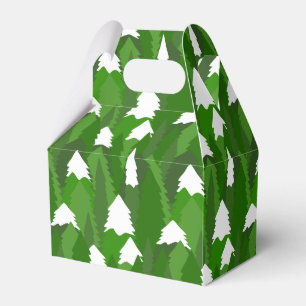Ballotins Forêt de pins enneigés