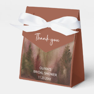 Ballotins Forêt de terracotta à l'aquarelle d'automne pour u