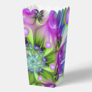 Ballotins Formes arrondies de spirale colorées Art fractal A