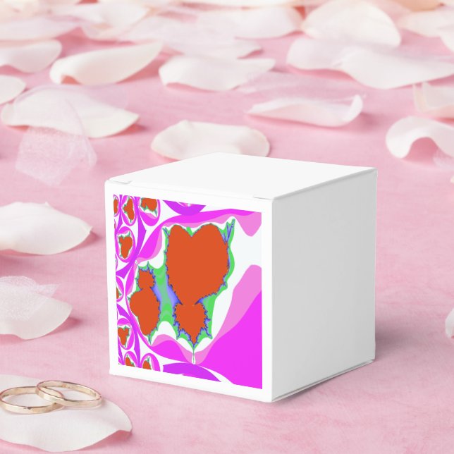 Ballotins Fractal Bleeding Heart Favor Box (Mariage)