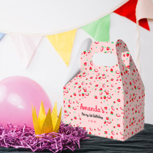 Ballotins Fraise 1er anniversaire baie de fête première