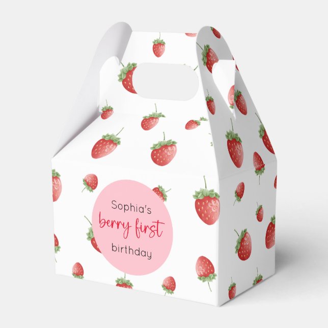 Ballotins fraise 1er anniversaire Berry 1er (Verso)