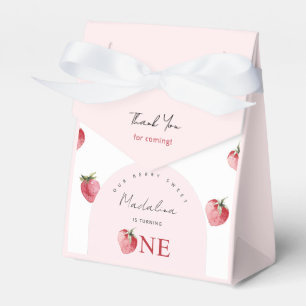 Ballotins Fraise 1er anniversaire Fête Favoriser Box