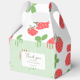 Ballotins Fraise et rayures sur mesure Green RE