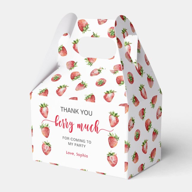 Ballotins Fraise Merci beaucoup baie (Verso)