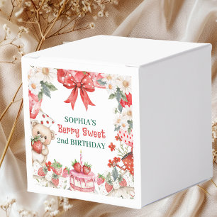 Ballotins Fraise vintage sucrée 2e anniversaire 