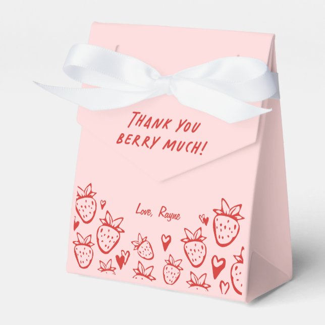 Ballotins Fraise Whimsical Coquette Filles Anniversaire (Verso)