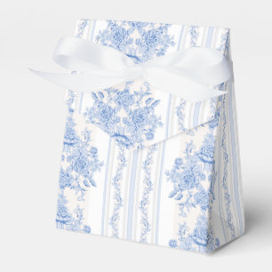 Ballotins français, shabby chic, vintage, bleu pâle, blanc,