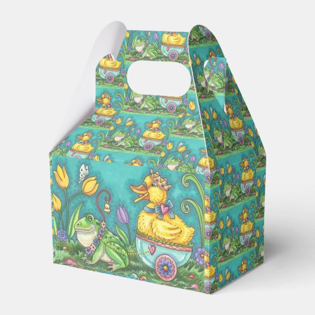 BALLOTINS FROG & DUCK PRINCE EASTER EGG GABLE BALLOTIN (Verso)