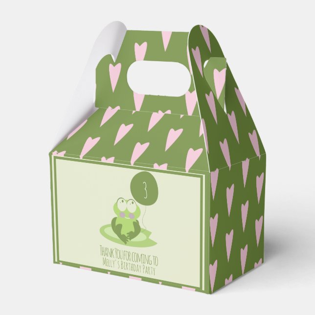 Ballotins Frogue de la Saint-Valentin Cadeau d'anniversaire  (Verso)