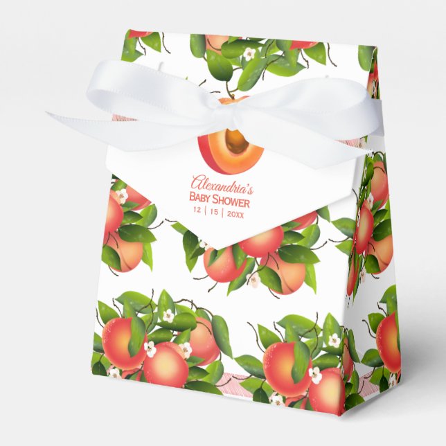 Ballotins Fruit de Pêche Floral | BABY SHOWER (Verso)