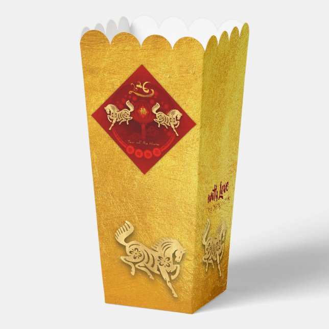 Ballotins FU Chinois Luck lantern Horse Année Party PopCFB01 (Verso)