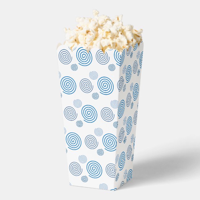 Ballotins Fun and Fancy Blue Spirals Popcorn (Sauté)