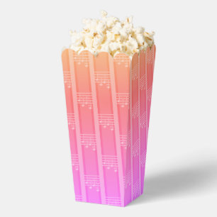 Ballotins Fun and Fancy Music Note Popcorn rayé