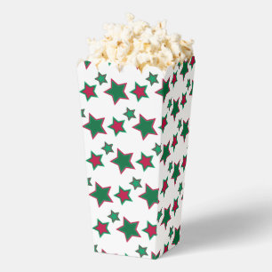 Ballotins Fun and Fancy Red and Green Stars Popcorn