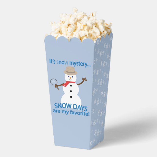 Ballotins Fun and Fancy Snowman Détective Snow Days Popcorn (Sauté)
