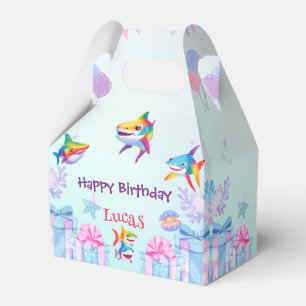 Ballotins Fun arc-en-ciel requin anniversaire ballon fête fa