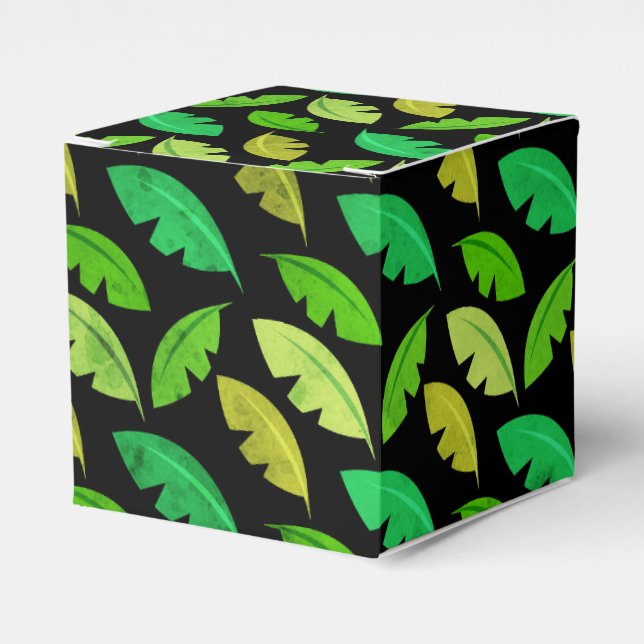 Ballotins Fun Banana Leaf Tropical Anniversaire Motif (Verso)