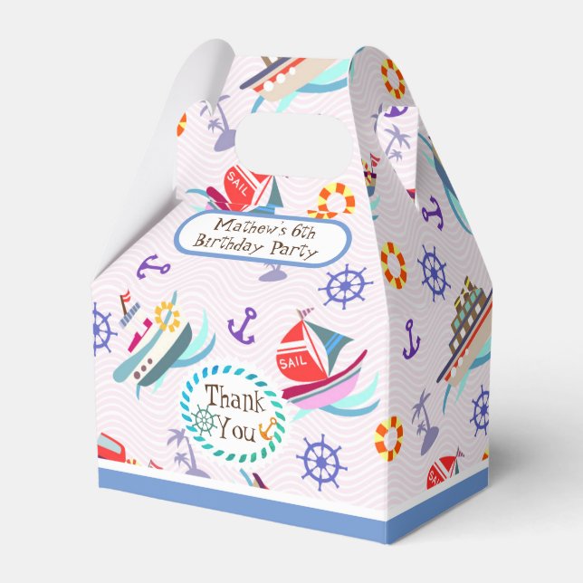 Ballotins Fun Boats Ballotin blanc (Verso)