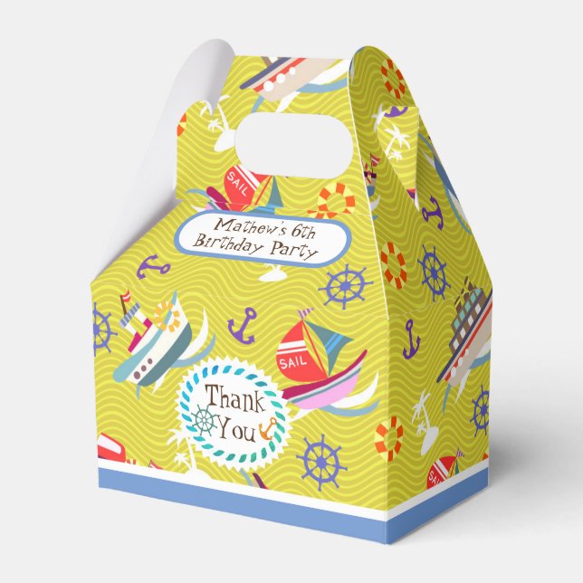 Ballotins Fun Boats Ballotin bleu (Verso)