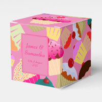 Fun, Cupcake rose vif - Mariage