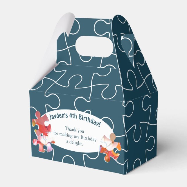 Ballotins Fun Puzzle Balloon 4e fête d'anniversaire (Verso)