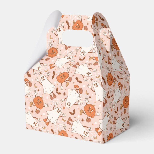 Ballotins Fun Retro Ghost & Jack-O-Lantern Motif (Verso)